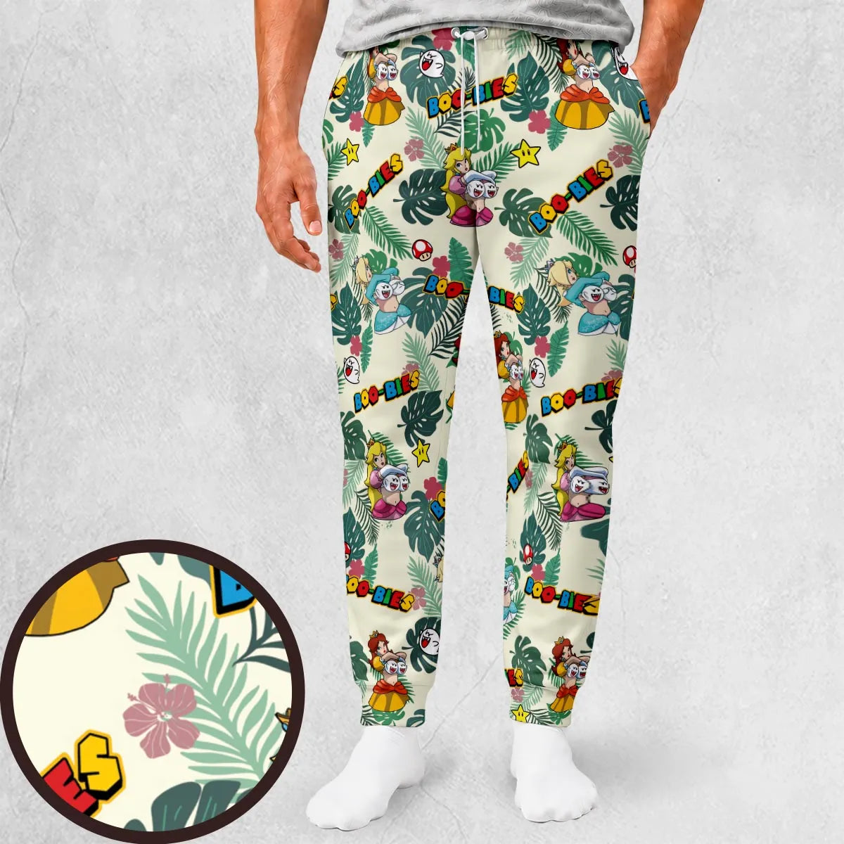 Super Mario Boo-Bies Pattern Sweatpants