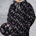 Buttons Characters Pattern All-over Print Hoodie