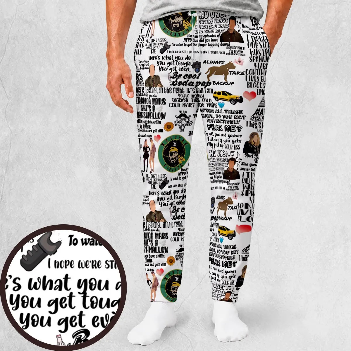 Team Marshmallow Veronica Mars Sweatpants