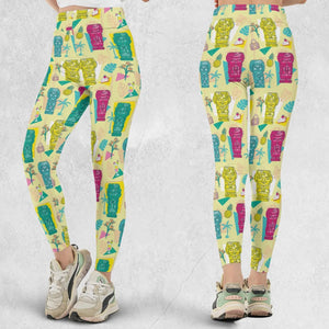 Golden Girls Tiki Shack Aloha Legging