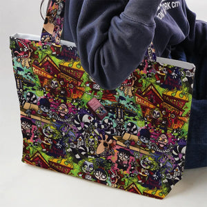 Spooky Chic Beetlejuice Large Tote Bag