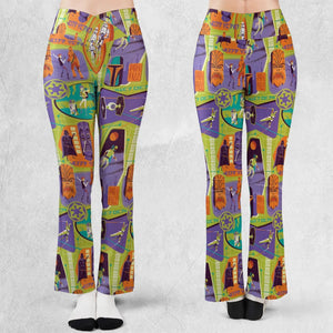 Summer Vibe Star Wars Flare Leggings