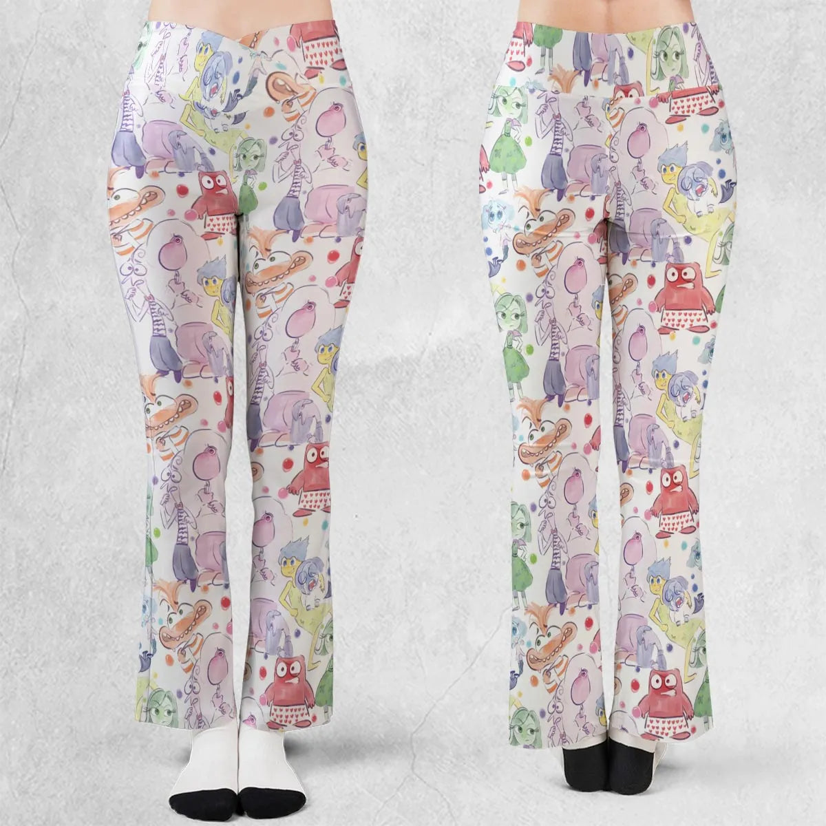 Mood Swing Style Inside Out Flare Leggings