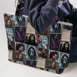 Scream Ghostface Horror Movie Halloween Large Tote Bag