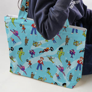 Frankenstein Jr. And The Impossibles Large Tote Bag
