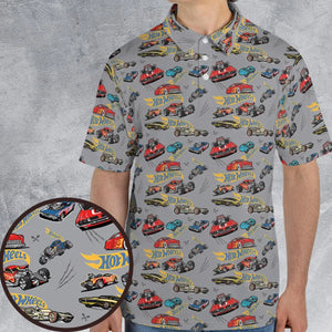 Hot Wheels Classic Car AOP Men/Women Polo Shirt
