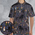 Out of Space Alien AOP Men/Women Polo Shirt