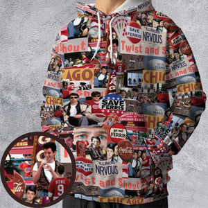 Vintage Aesthetic Ferris Bueller's Day Off All-over Print Hoodie
