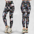 Floral Wars Dark Side Star Wars Pattern Legging