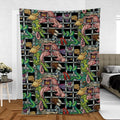 Castle Grayskull Dungeon He-man And The Masters Of The Universe Fleece Blanket