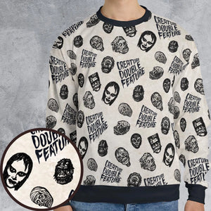Creature Double Feature Horror Characters All-over Print Sweatshirt