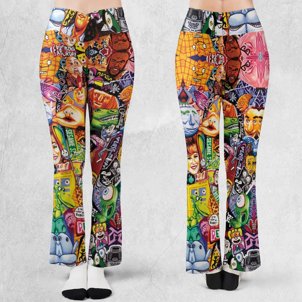 Scavenger Hunt Pee Wee Herman Flare Leggings