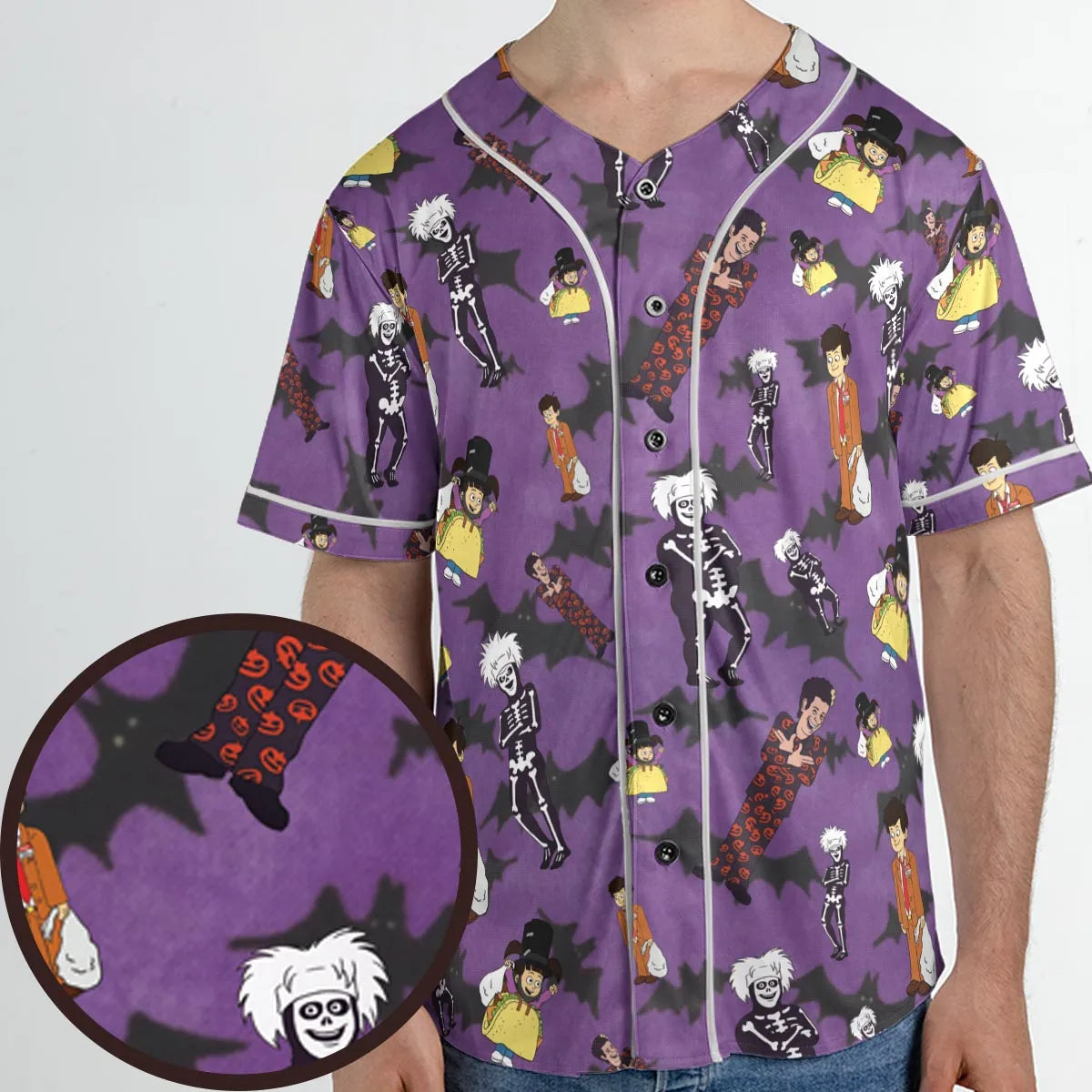 SNL David S. Pumpkins Animated Special Unisex Baseball Jersey