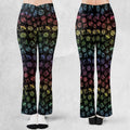 DnD Rainbow Dice Set Pattern Flare Leggings
