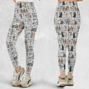 Egyptian Galaxy Wars Legging
