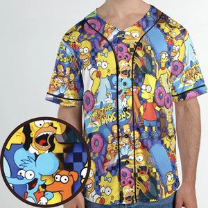 Springfield Swag The Simpsons Unisex Baseball Jersey