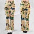 Peterbilt Semi Truck Pattern Flare Leggings
