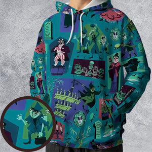 Haunted Chic Haunted Mansion All-over Print Hoodie