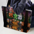 Halloween Food Mascot Themed Large Tote Bag