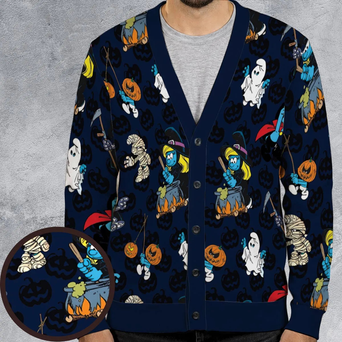 Smurfs Halloween Special Cardigan