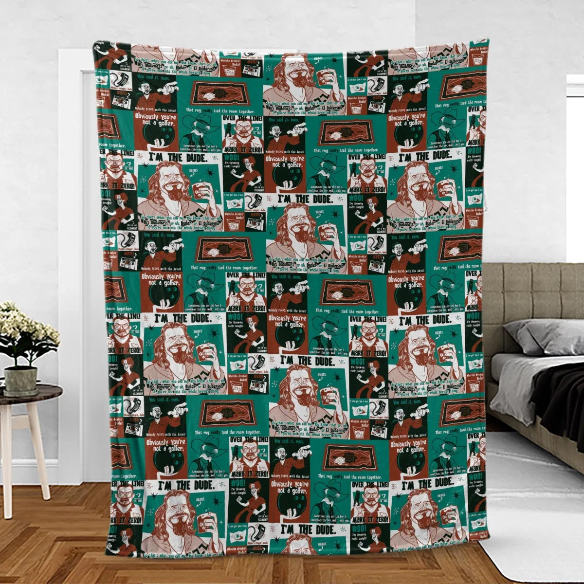 I'm The Dude The Big Lebowski Fleece Blanket