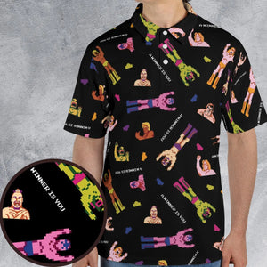 Wrestling Fighters Pro Wrestling AOP Men/Women Polo Shirt