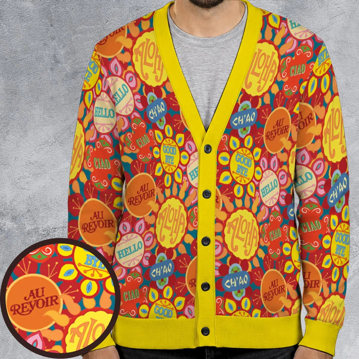 It's a Small World Flowers Cardigan