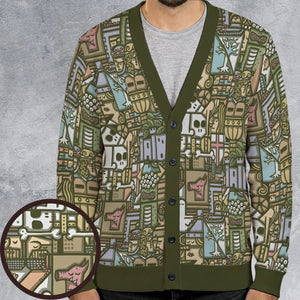 The Whole Grail Monty Python Cardigan