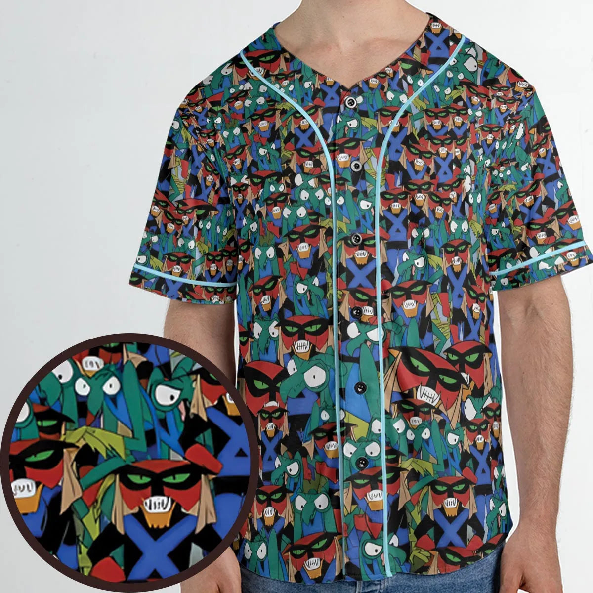 Brak and Zorak Space Ghost Coast to Coast Unisex Baseball Jersey