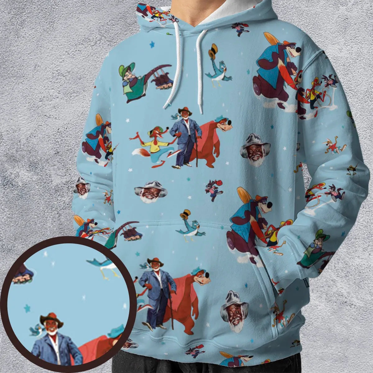 Song of The South Characters All-over Print Hoodie