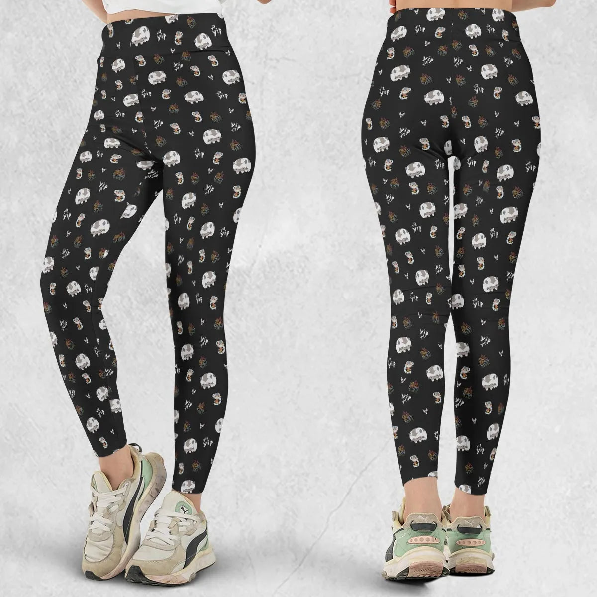 Appa Yip Yip Avatar Pattern Legging
