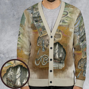 The Goonies Adventure Map Cardigan