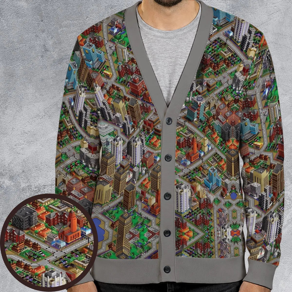 Sim City Zoom Cardigan