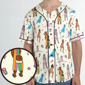 Cereal Monster Breakfast Unisex Baseball Jersey
