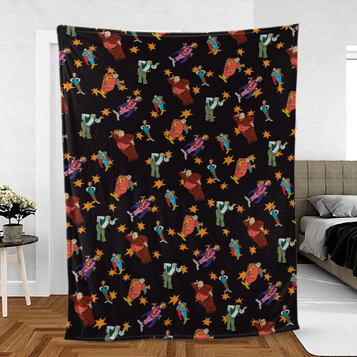 The Three Stooges Action Fleece Blanket