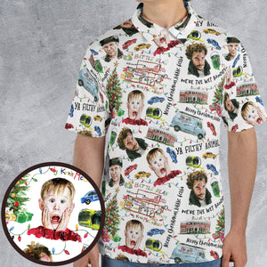 Wet Bandits Home Alone AOP Men/Women Polo Shirt