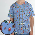 Speed Racer Characters Pattern Unisex Baseball Jersey