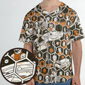 TrekToon Star Trek Hive Pattern Unisex Baseball Jersey