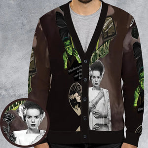 Vintage Bride Of Frankenstein Cardigan