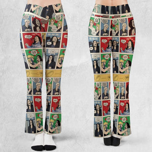The Room Comic Style Flare Leggings