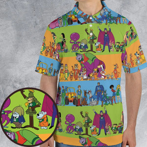 Yogi Yahooeys Scooby Doodies Really Rottens Laffalympics AOP Men/Women Polo Shirt