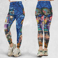 The Beginning Star Trek Pattern Legging