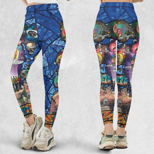 The Beginning Star Trek Pattern Legging