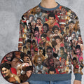 Fight Night Fit Boxing Legends All-over Print Sweatshirt