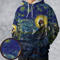 Howl’s Moving Castle Starry Night All-over Print Hoodie