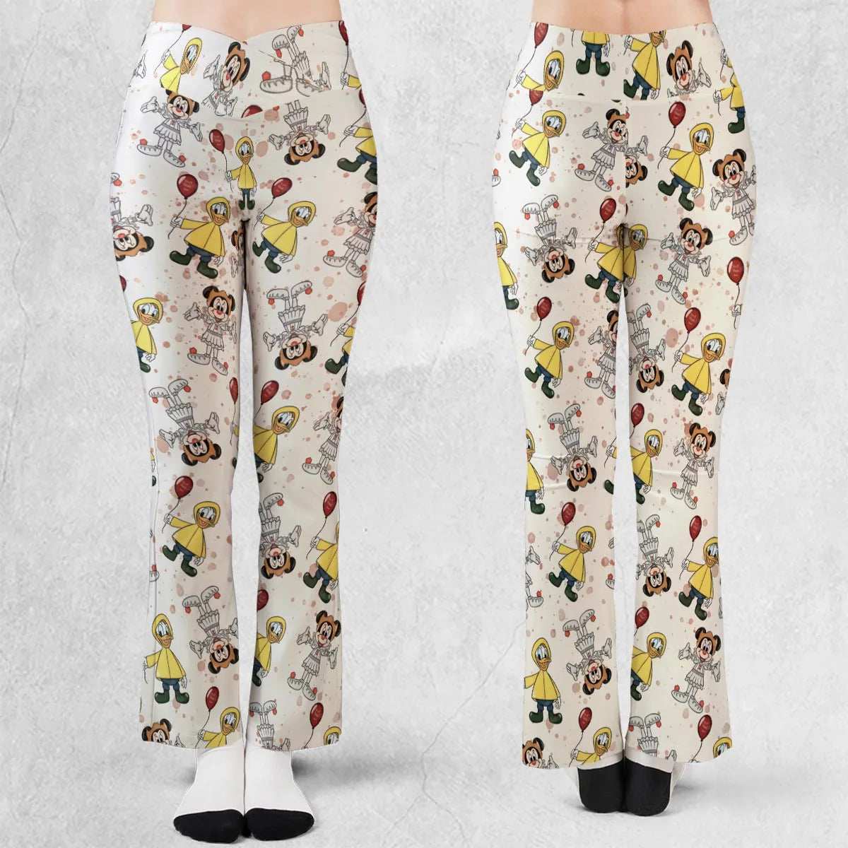 Mouse Clown Flare Leggings