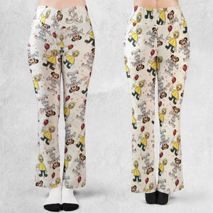 Mouse Clown Flare Leggings