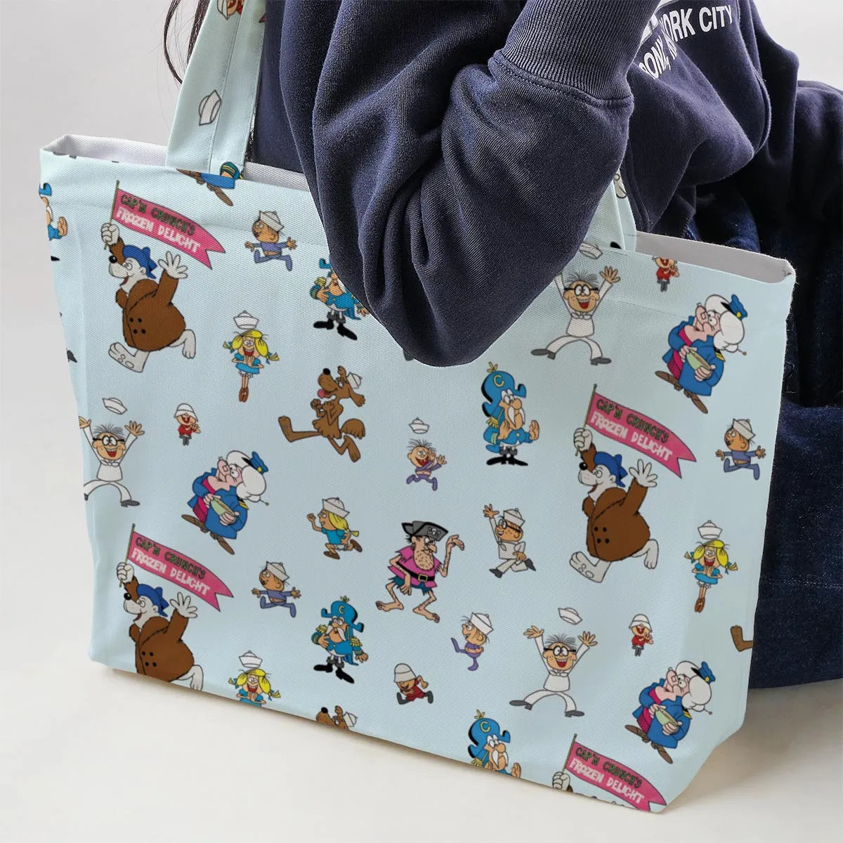 Cereal Cap'n Crunch Characters Large Tote Bag