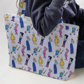 Future Time Futurama Adventure Time Mashup Large Tote Bag
