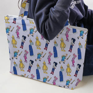 Future Time Futurama Adventure Time Mashup Large Tote Bag